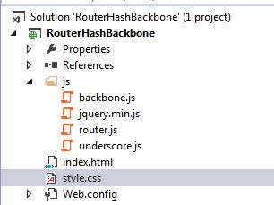 Solution Explorer View